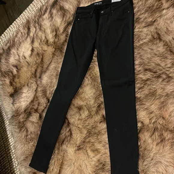 AG Black jeans, The Abbey Ankle Size 25 R, mid rise super skinny ankle - Picture 2 of 4
